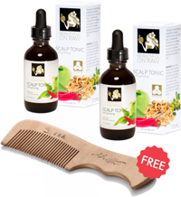 Special: Two Scalp Tonic bottles and 1 FREE Comb