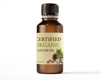 Organic Castor Oil, 30ml/1oz