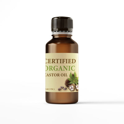 Organic Castor Oil, 30ml/1oz