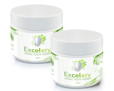 2-jar Special: Excelery: Herbal Tooth Powder, 60ml