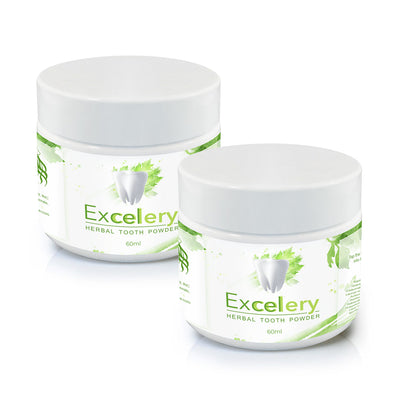 2-jar Special: Excelery: Herbal Tooth Powder, 60ml