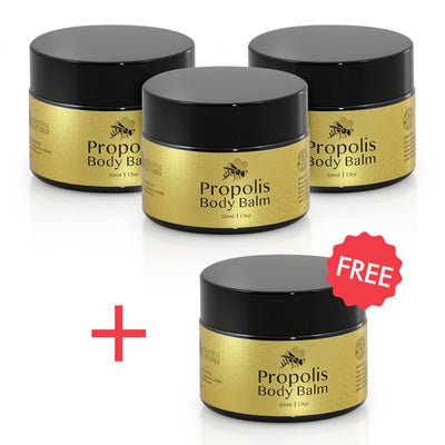 4-Month Supply: 4 jars of Propolis Body Balm
