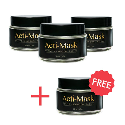 4-Month Supply: Acti-Mask: Active Charcoal Facial