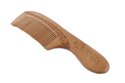 Peach Wood Comb